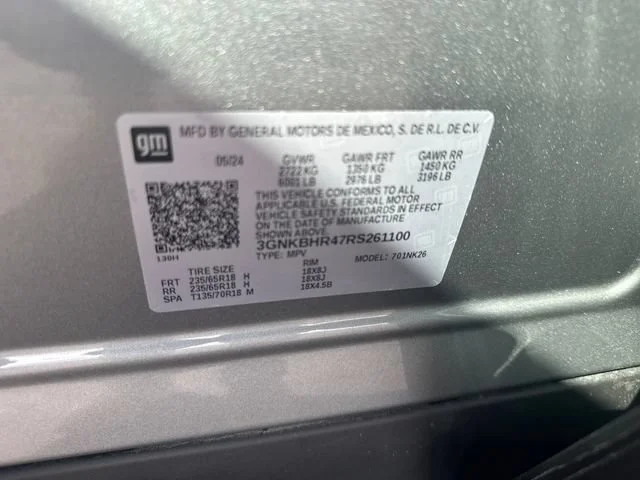 Used 2024 Sterling Gray Metallic Chevrolet 2LT image 34
