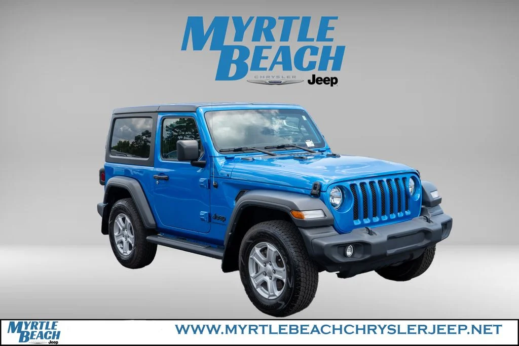 Certified Used 2023 Blue Pearl Jeep Sport S image 8