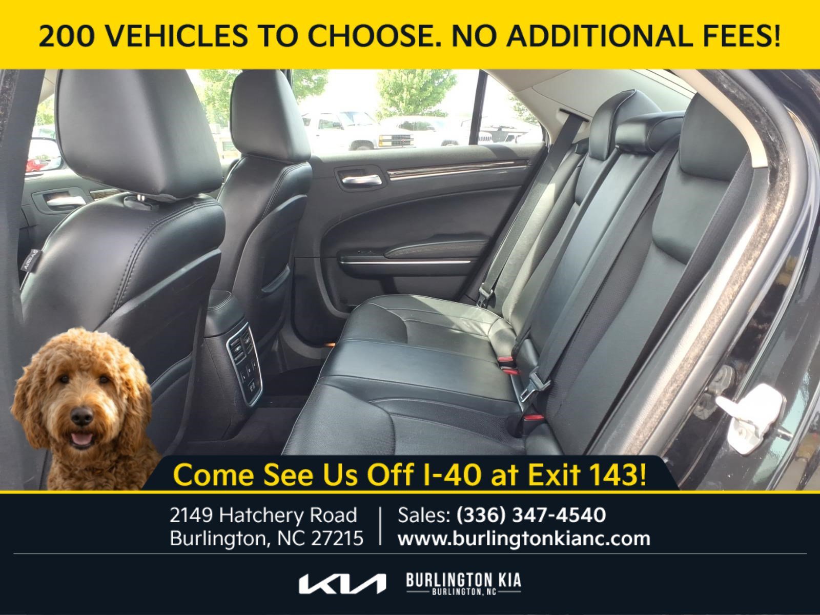 Used 2015 Gloss Black Chrysler 300C image 4