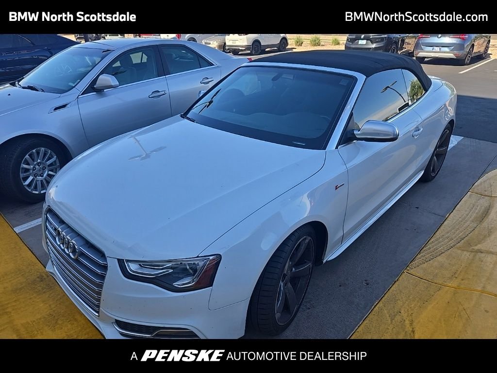 Used 2016 Glacier White Metallic/Black Roof Audi 3.0T Premium Plus image 1