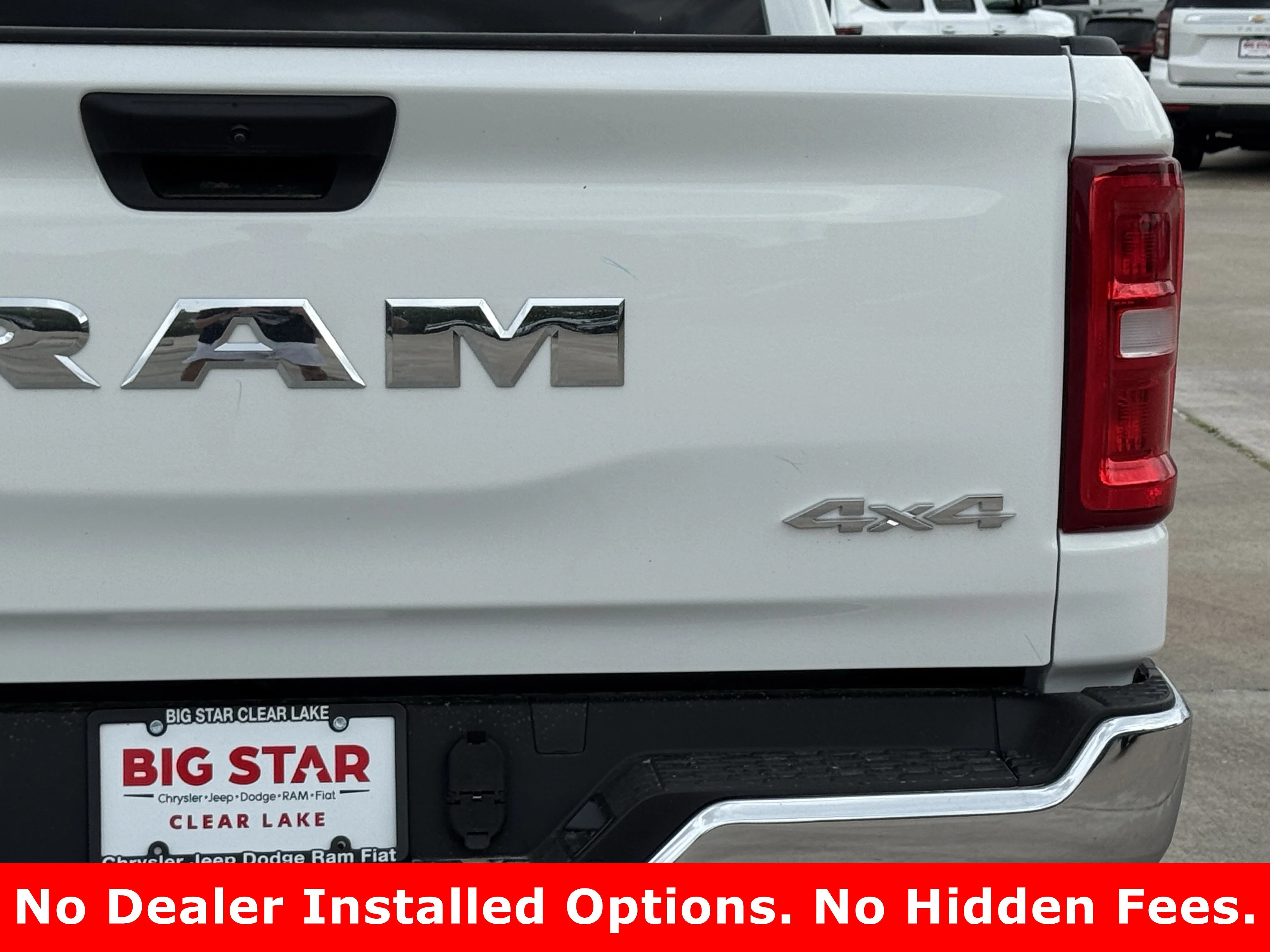 New 2026 Bright White Clearcoat Ram Lone Star image 6