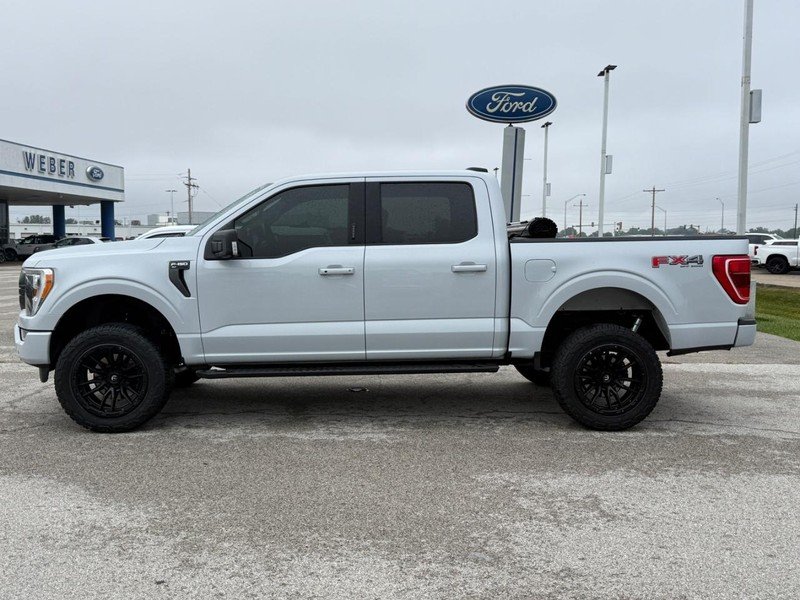 Used 2021 Space White Metallic Ford XLT 4WD SuperCrew 5.5