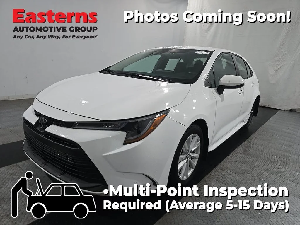 Used 2024 White Toyota LE image 1
