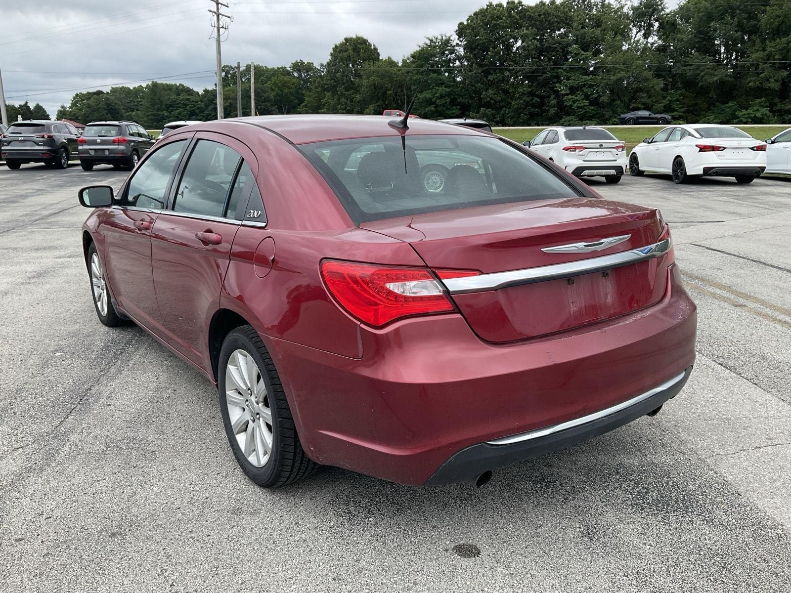 Used 2011 Deep Cherry Red Crystal Pearl Chrysler Touring image 8