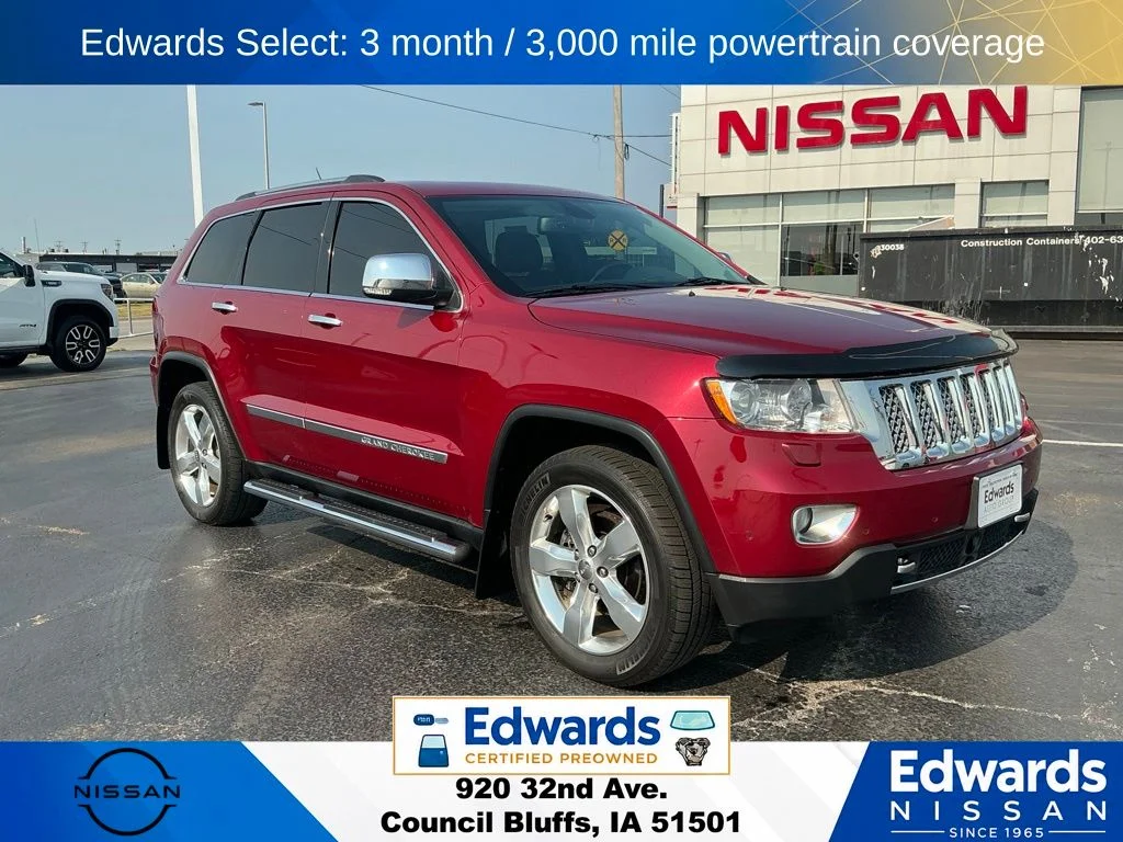 Used 2013 Jeep Grand Cherokee Overland with VIN 1C4RJFCG8DC652580 for sale in Council Bluffs, IA