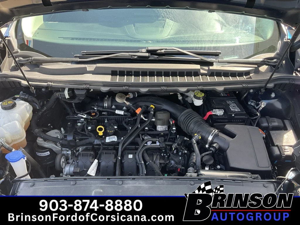 Used 2022 Atlas Blue Metallic Ford SEL image 13