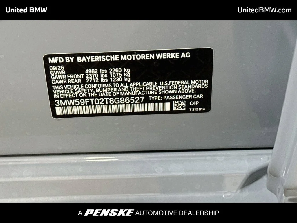 New 2026 Brooklyn Grey Metallic BMW M340i image 22