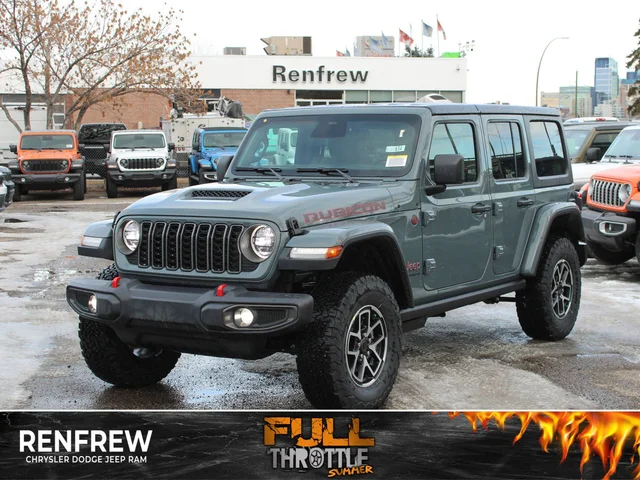 2026 Jeep Wrangler Rubicon* 4 Door 4x4, Nappa Leather, Safety Group, Front/Rear Lockers