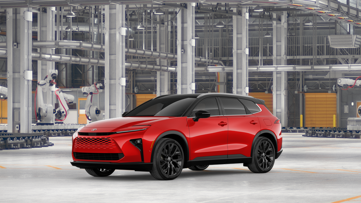 New 2026 Finish Line Red with Black roof Toyota Limited image 2