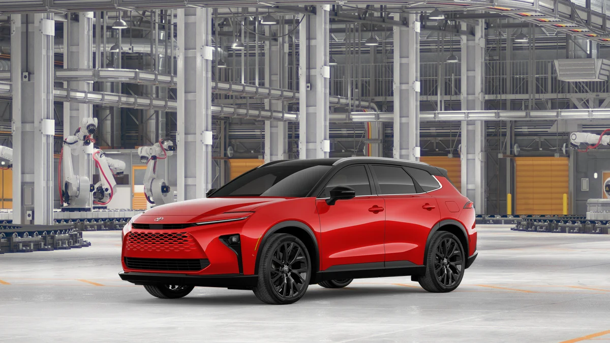 New 2026 Finish Line Red with Black roof Toyota Limited image 2