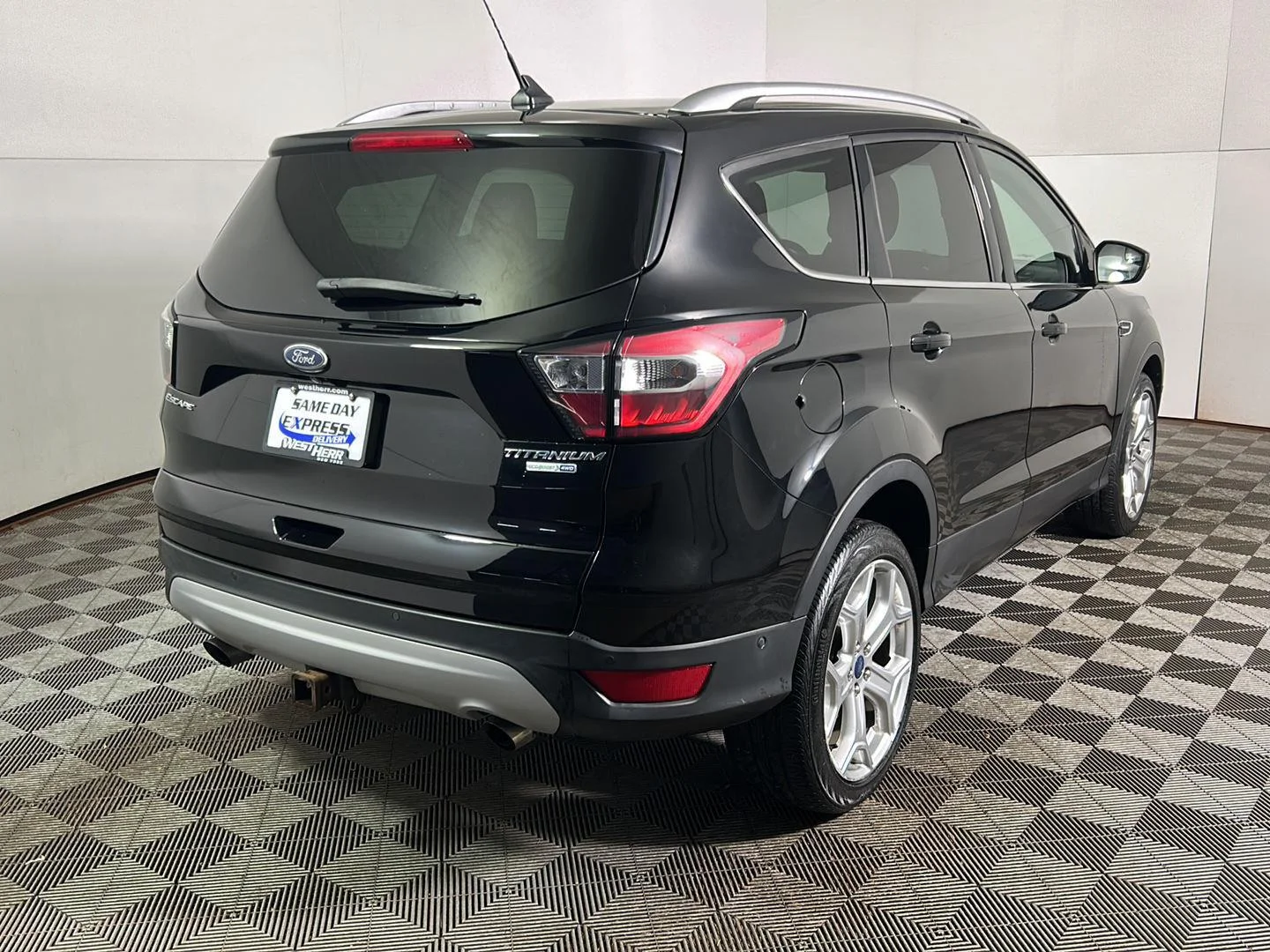 Used 2018 Shadow Black Ford Titanium image 11
