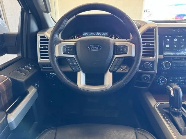 Used 2016 White Platinum Clearcoat Metallic Ford Lariat image 14