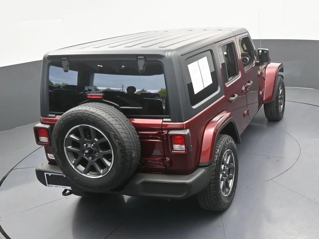 Used 2021 Snazzberry Pearlcoat Jeep Unlimited Sport S image 49