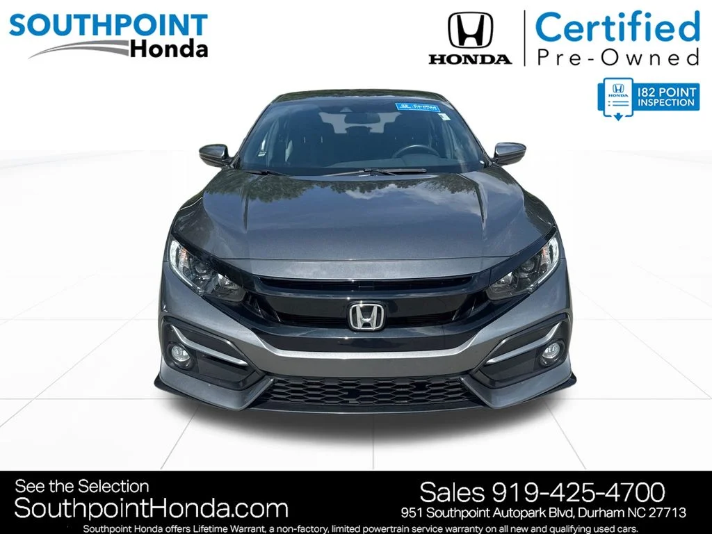 Certified Used 2021 Modern Steel Metallic Honda Sport image 2