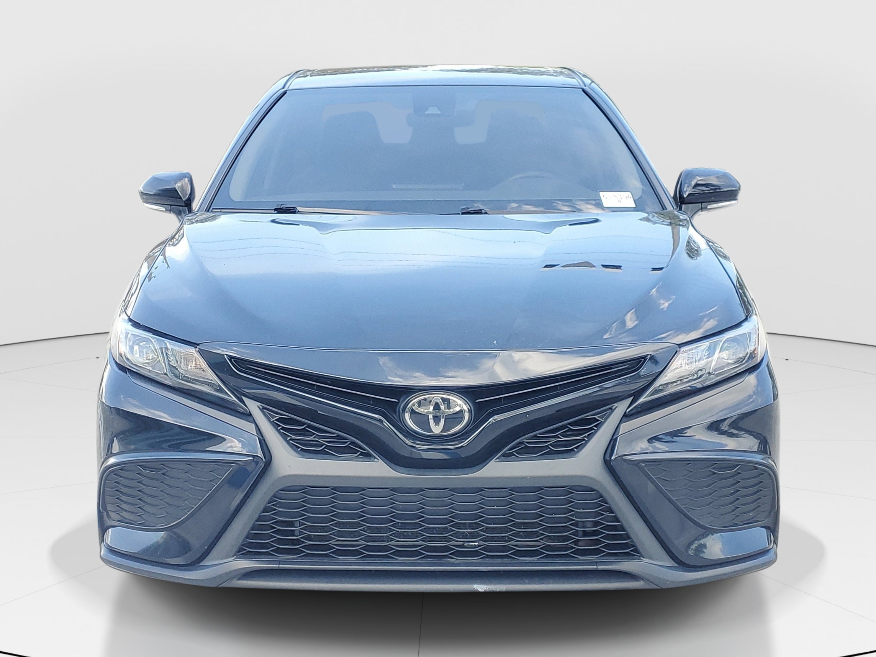 Used 2024 Midnight Black Metallic Toyota SE image 3
