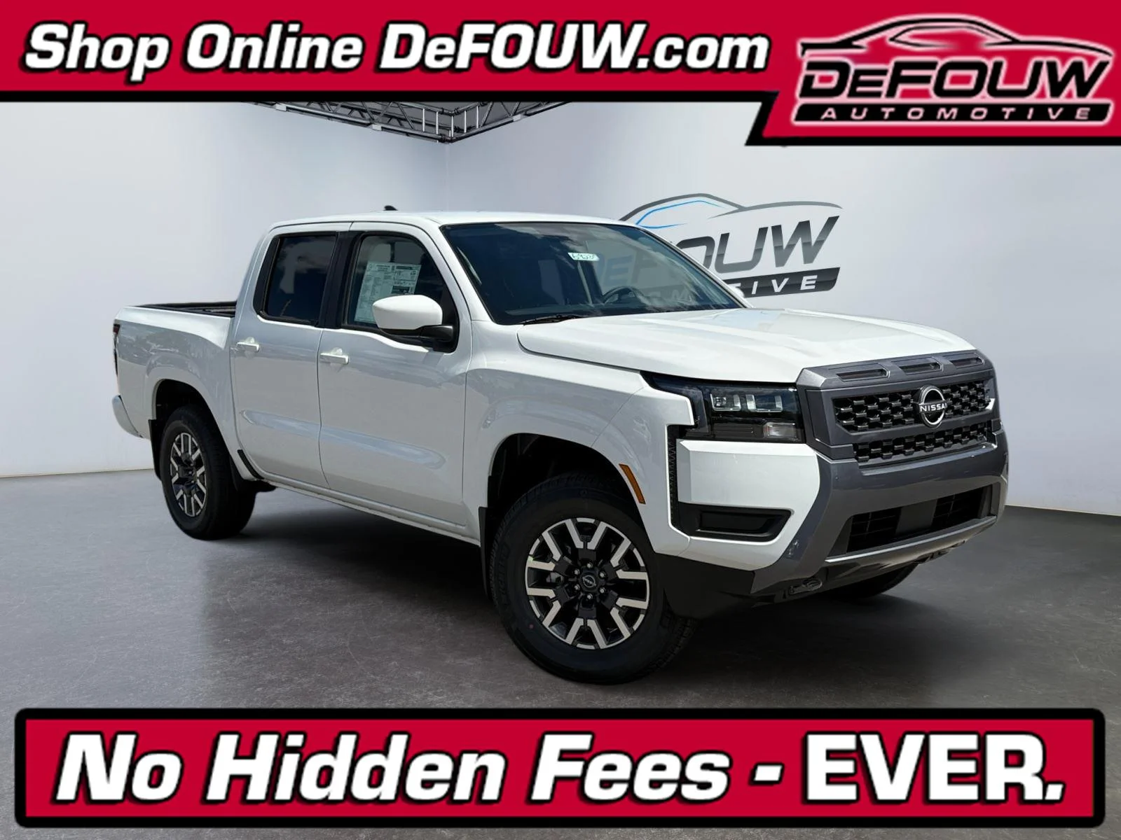 New 2026 GLACIER WHITE NISSAN CREW CAB 4X4 SV image 1