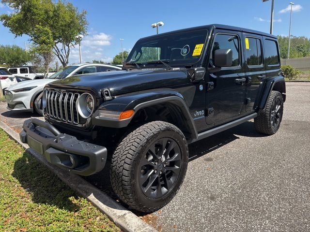 Certified 2025 Jeep Wrangler 4xe Backcountry 4XE with VIN 1C4RJXP68SW590410 for sale in Tampa, FL
