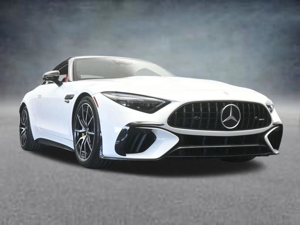 Used 2022 White Mercedes-Benz SL 63 AMG® image 73