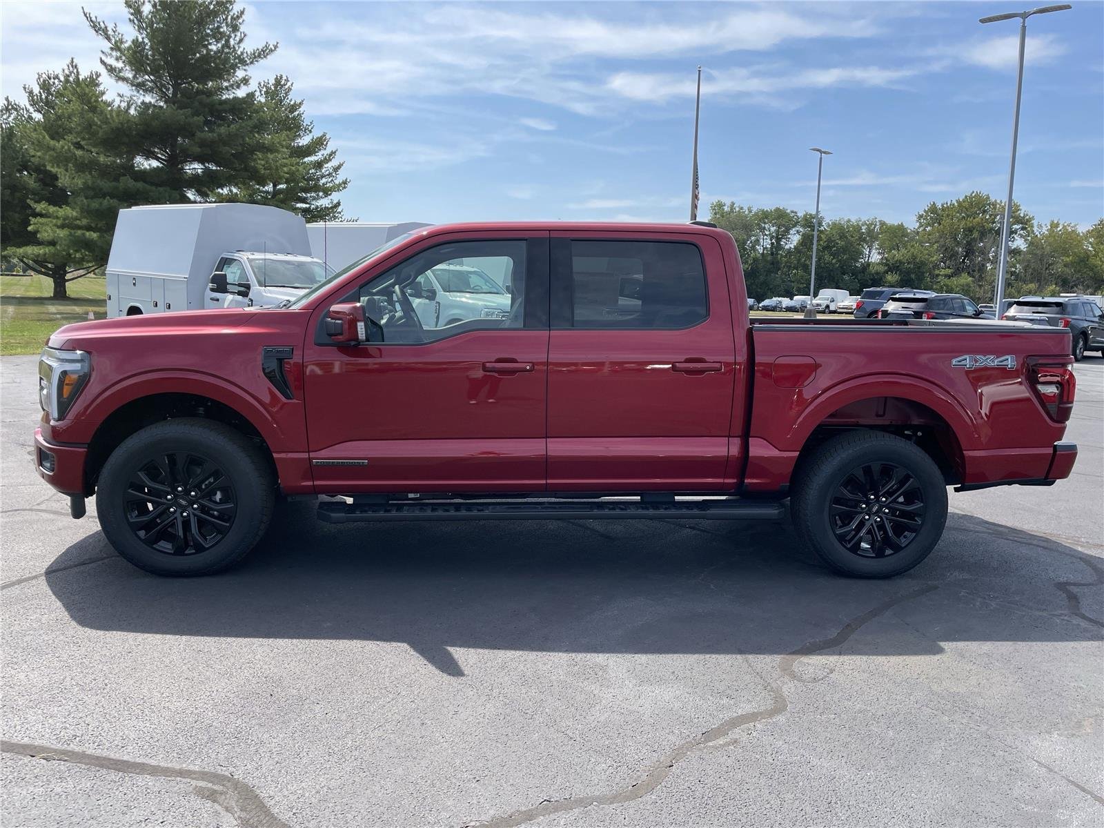 New 2025 Rapid Red Metallic Tinted Clearcoat Ford Lariat® image 42