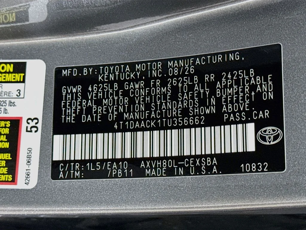 New 2026 Heavy Metal Toyota SE image 29