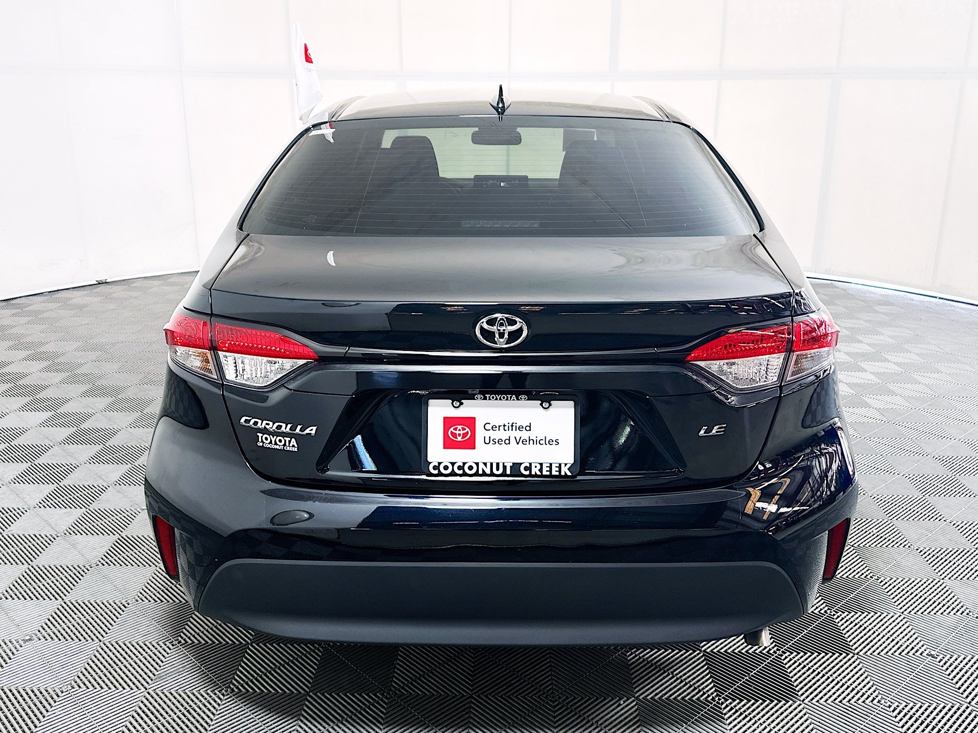 Certified Used 2025 Midnight Black Metallic Toyota LE image 4