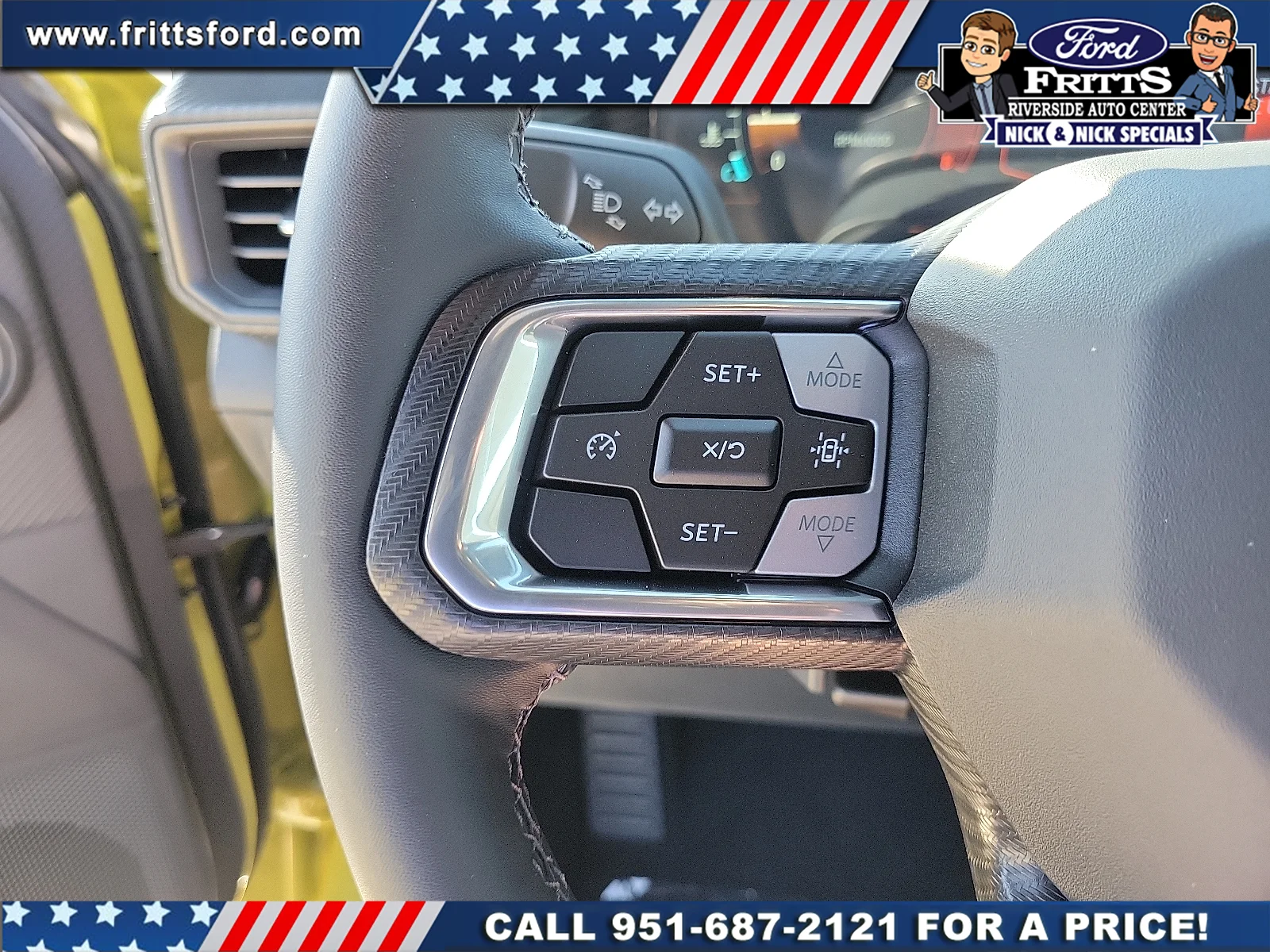 Used 2025 Lime Yellow Metallic Ford EcoBoost Fastback image 6