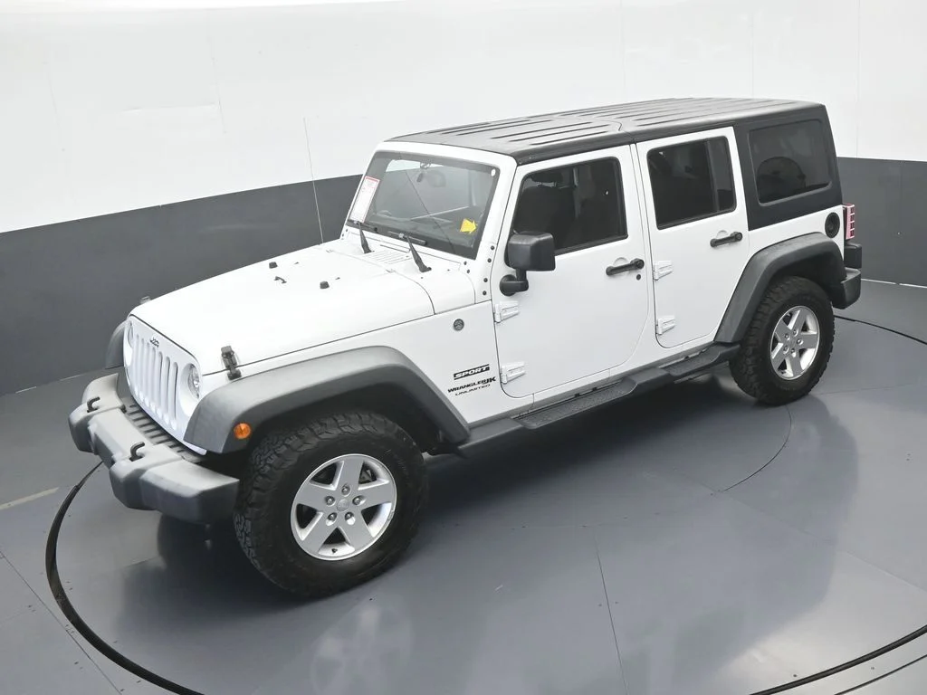 Used 2018 Bright White Clearcoat Jeep Unlimited Sport image 42