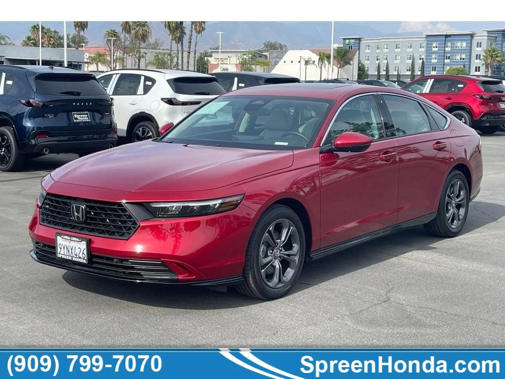 Certified Used 2026 Radiant Red Metallic Honda EX-L Hybrid image 57