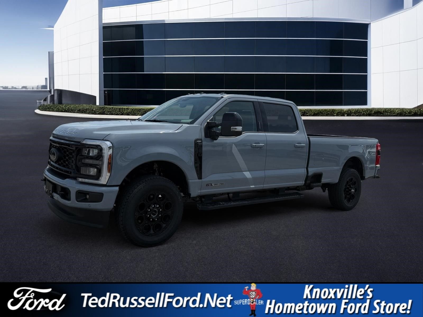 New 2026 Glacier Gray Metallic Tri-Coat Ford F-350® Lariat® image 1