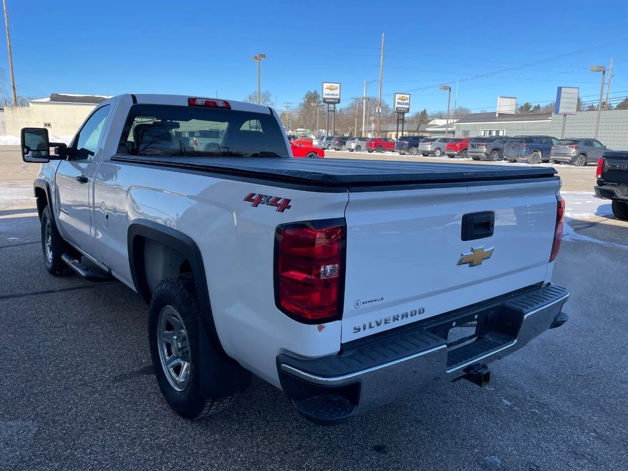 Used 2018 Summit White Chevrolet LS 4x4 2dr Regular Cab 8 ft. LB image 6