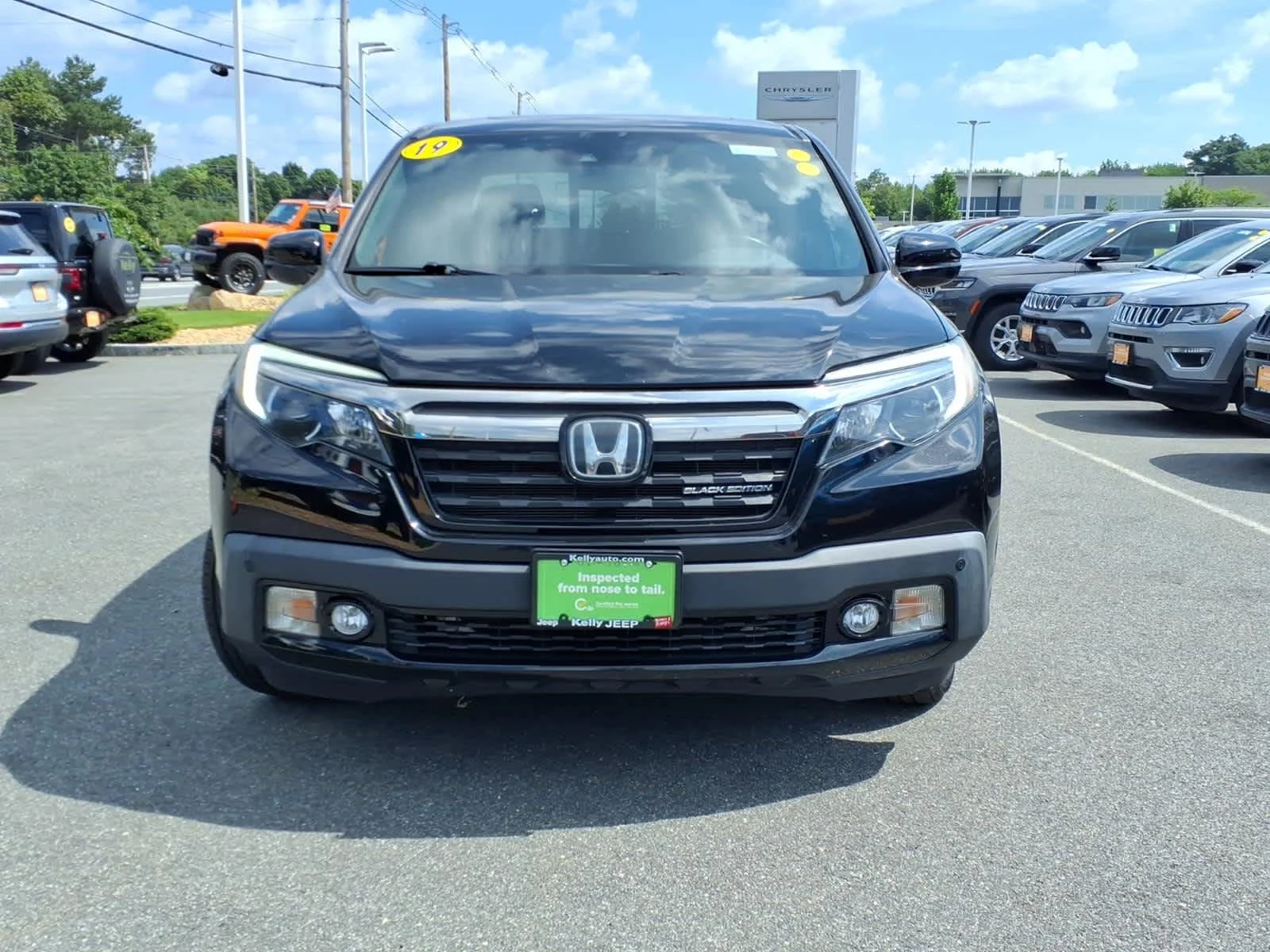 Used 2019 Crystal Black Pearl Honda Black Edition image 3