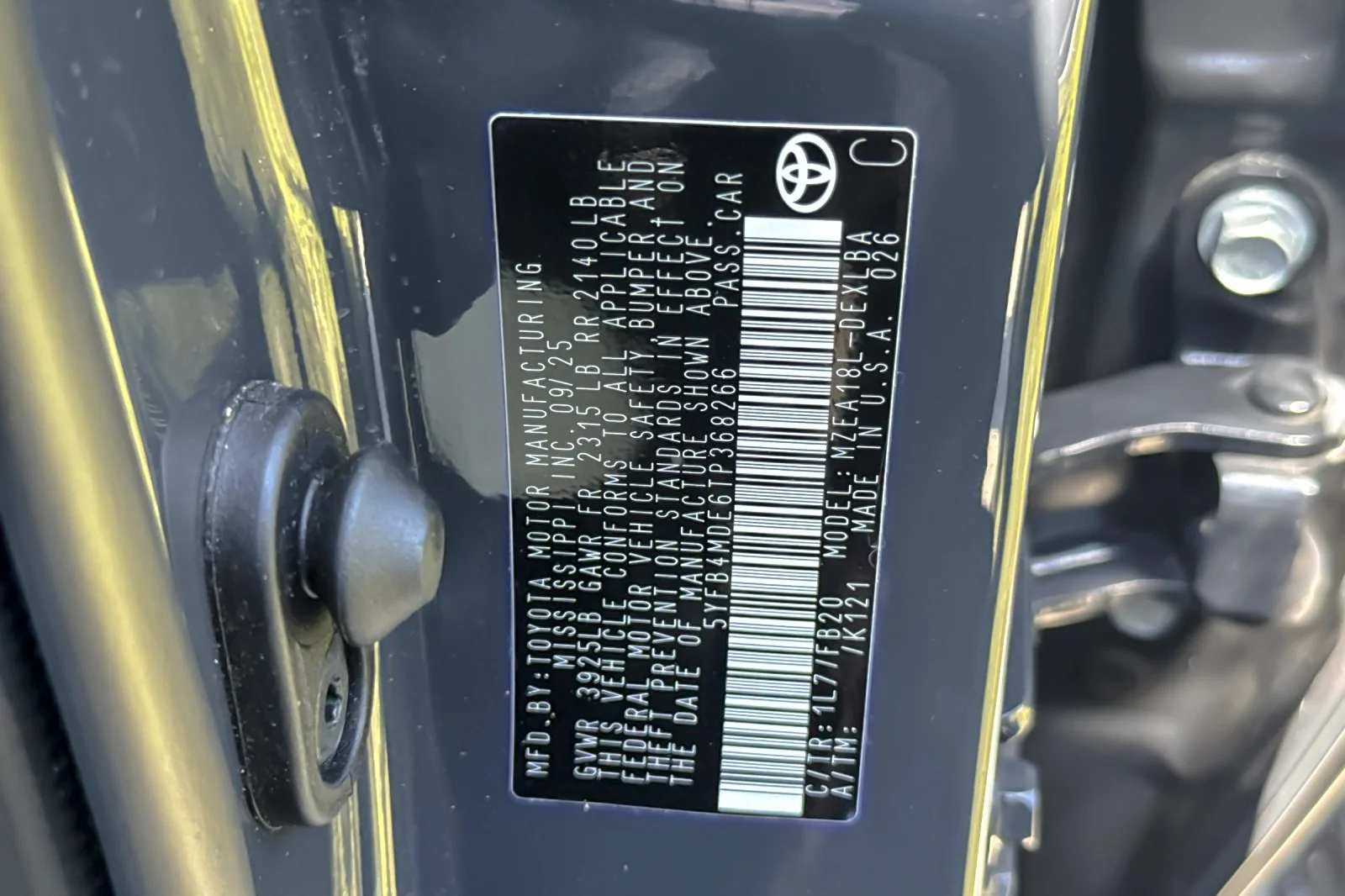 Certified Used 2026 Underground Toyota LE image 26