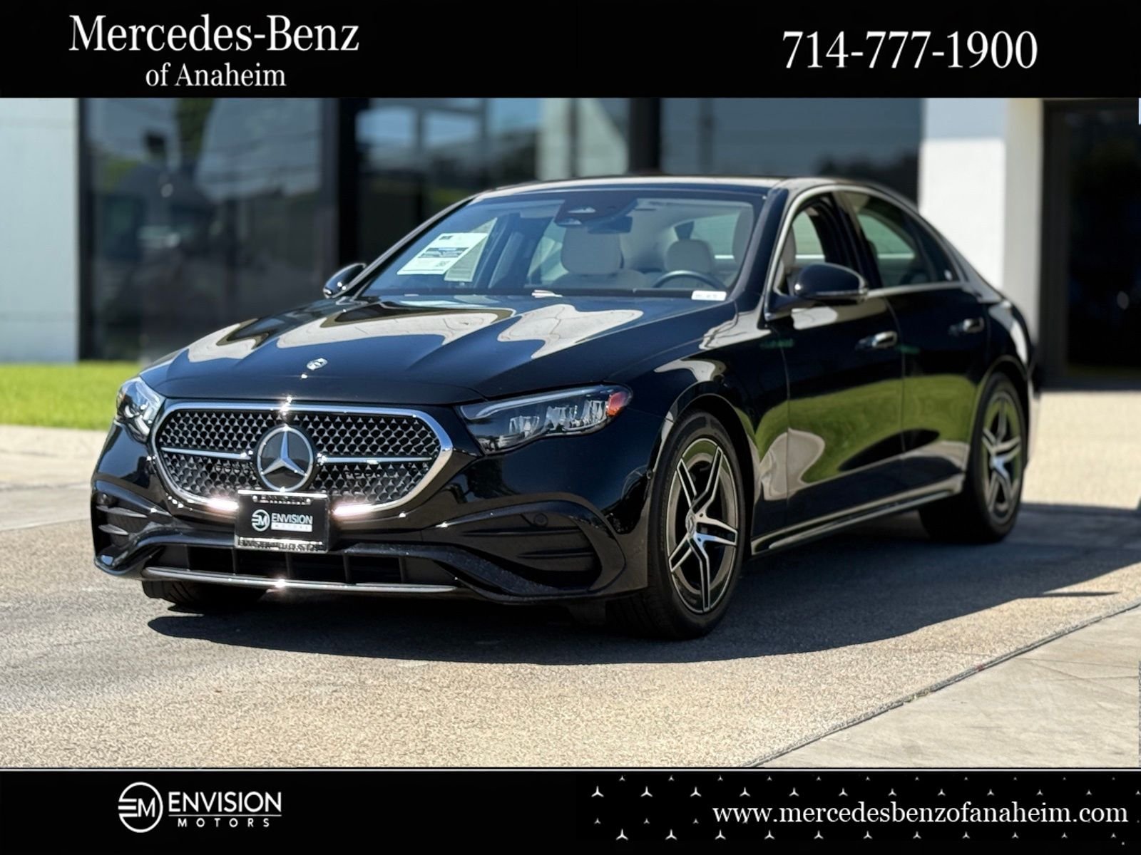 Black 2025 Mercedes-Benz E-Class E 350 4MATIC Sedan All-Wheel Drive 9-Speed Automatic