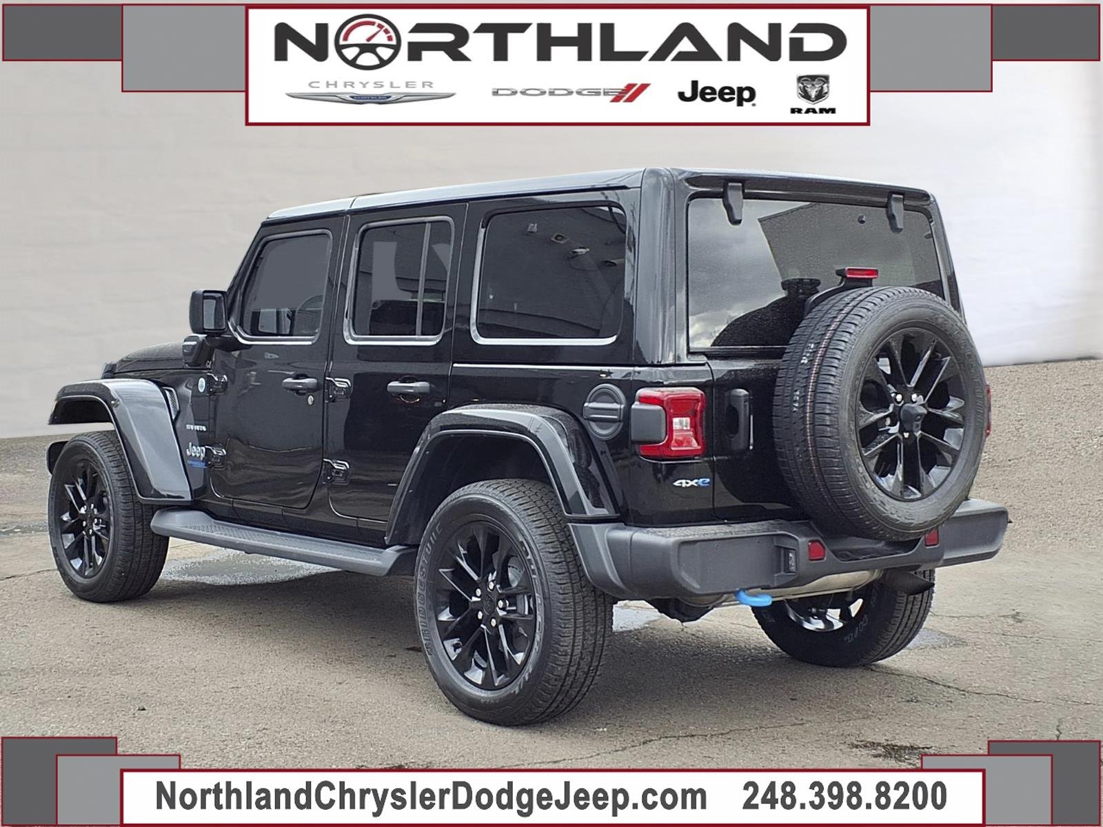 Used 2022 Jeep Wrangler Unlimited Sahara 4XE with VIN 1C4JJXP68NW214369 for sale in Oak Park, MI