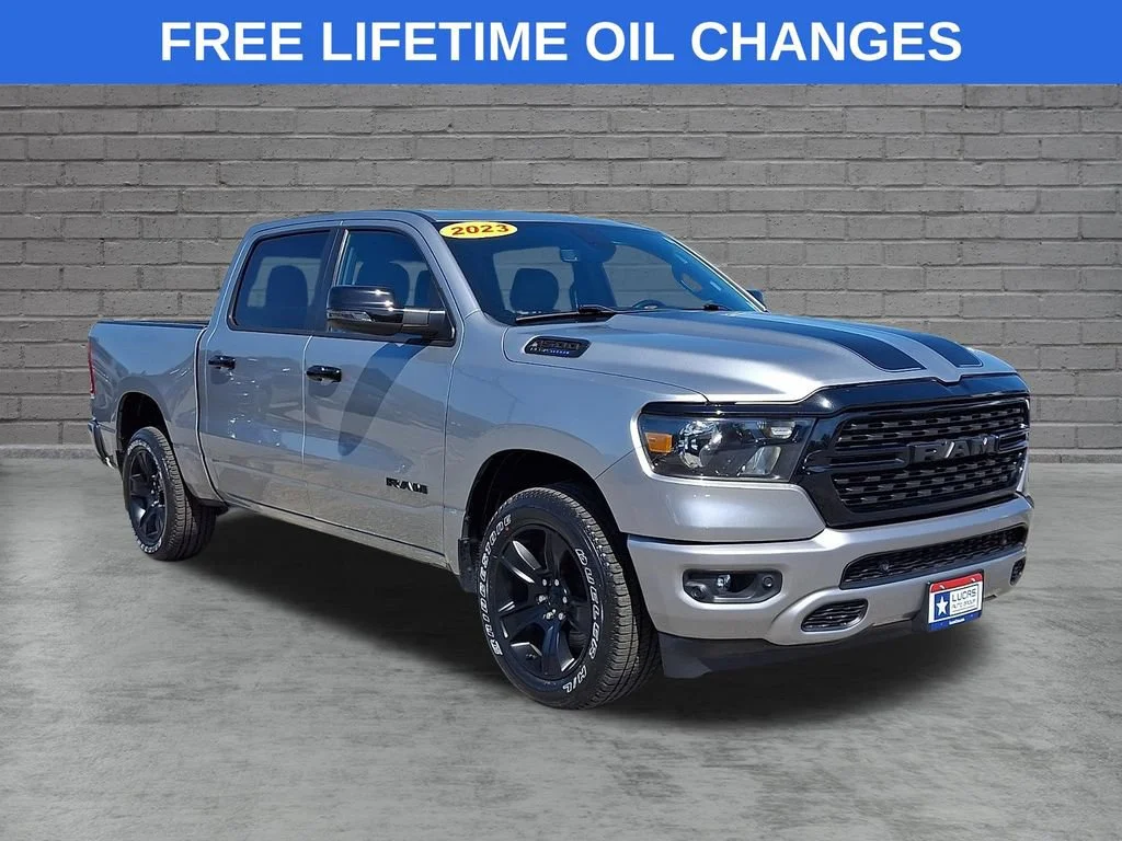 Used 2023 Billet Silver Metallic Clearcoat Ram Big Horn image 1