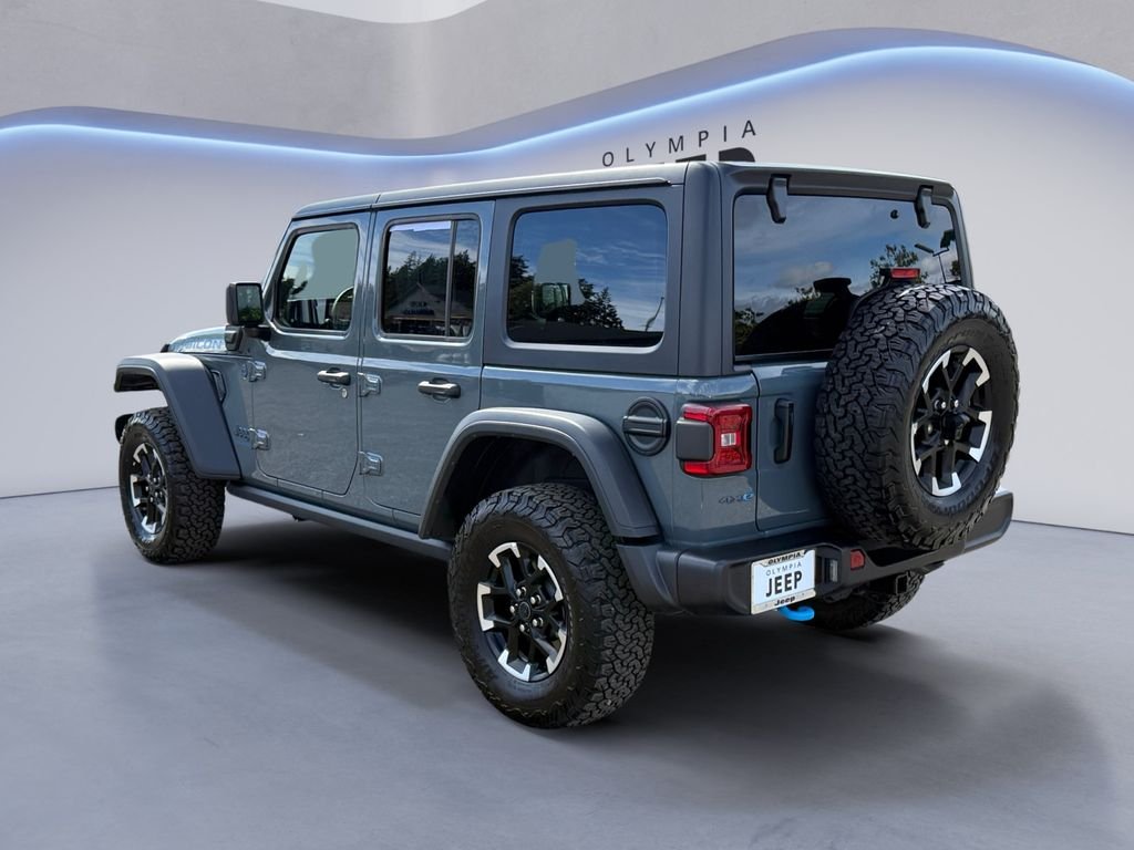 Used 2025 Gray Jeep Rubicon 4xe image 3