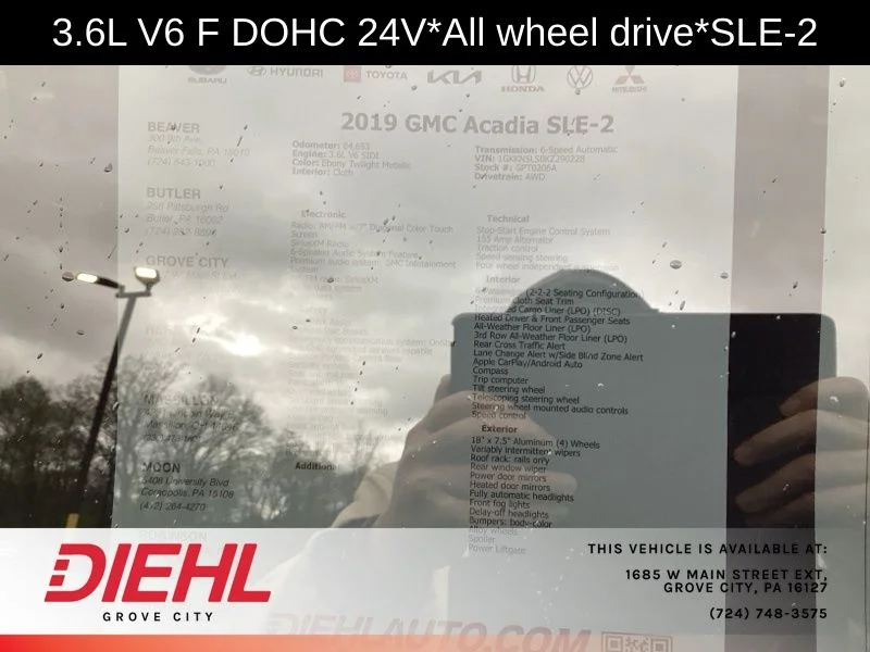 Used 2019 Black GMC SLE-2 image 18