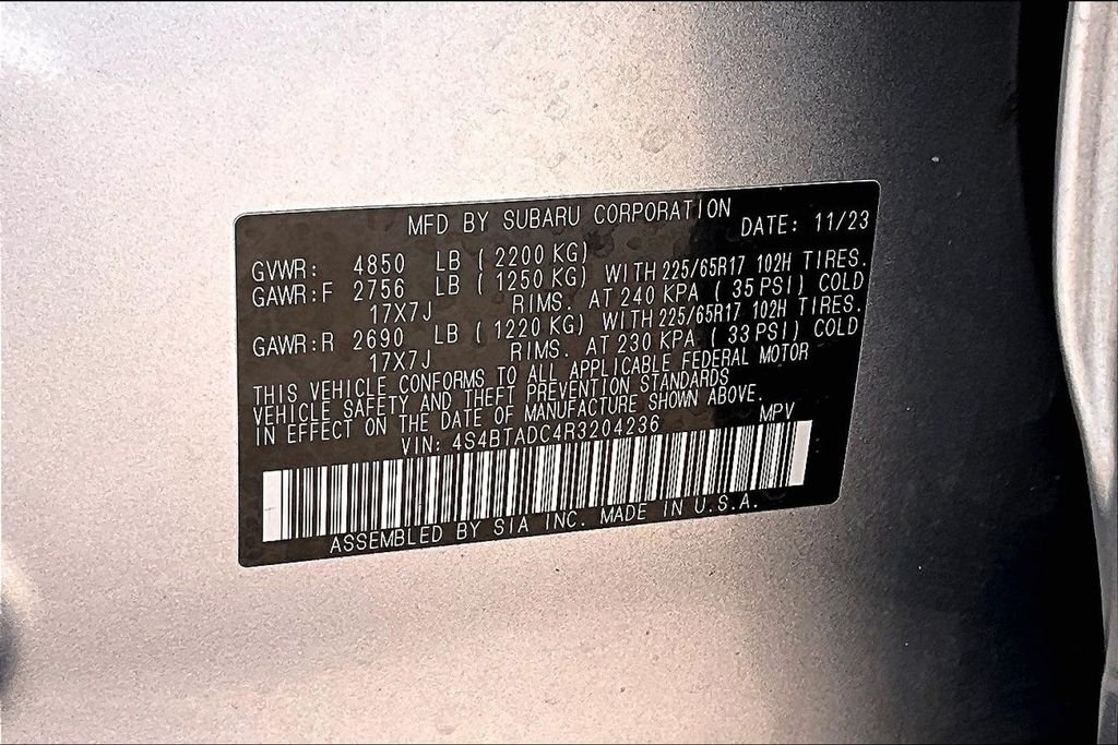 Used 2024 Silver Subaru Premium image 29