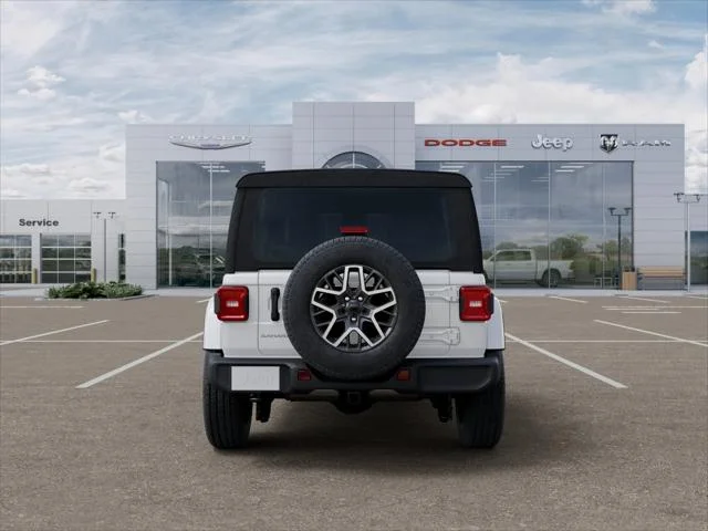 New 2026 Bright White Clear-Coat Exterior Paint Jeep Sahara image 34