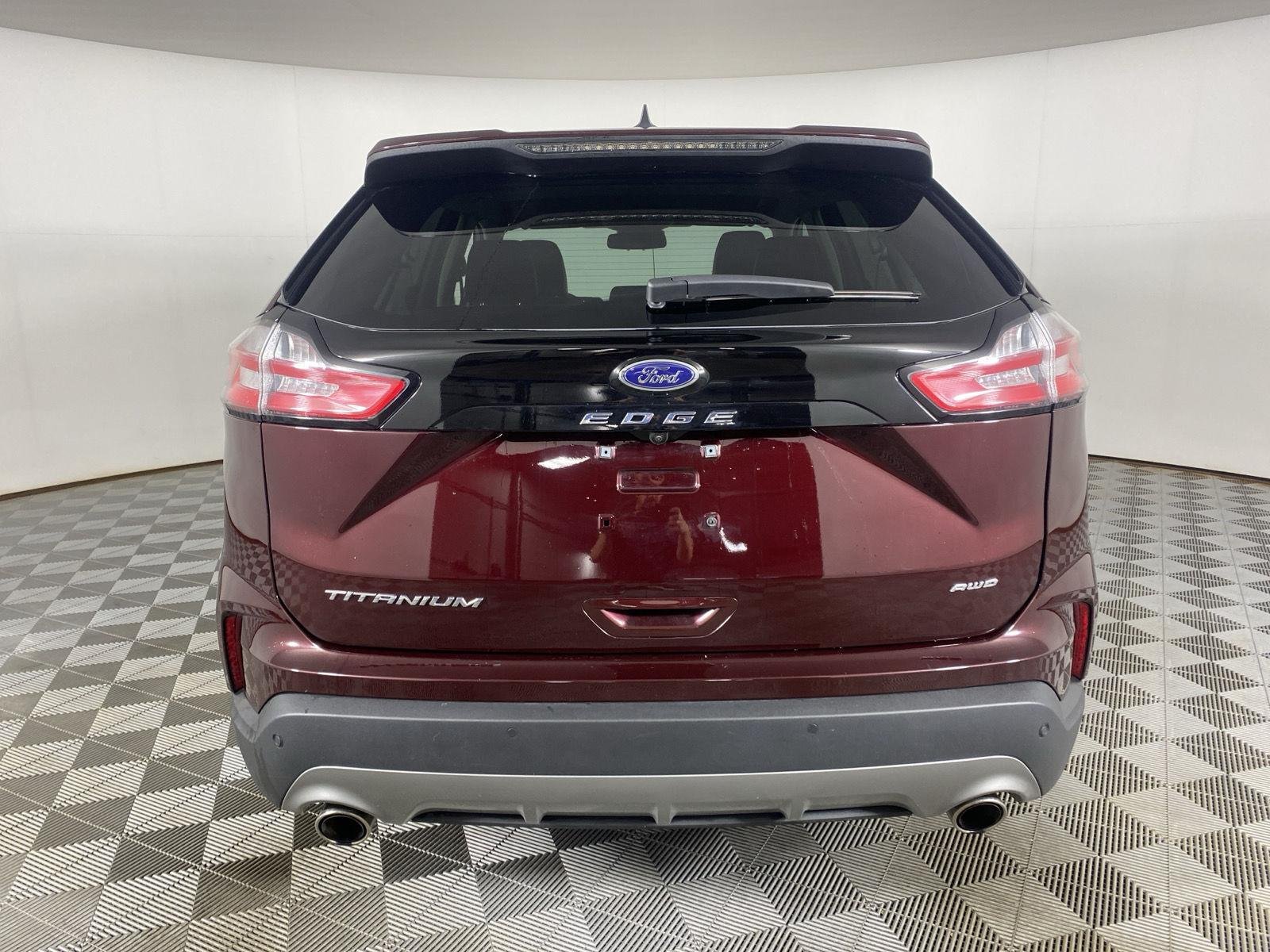 Used 2024 Burgundy Velvet Metallic Tinted Clearcoat Ford Titanium image 9