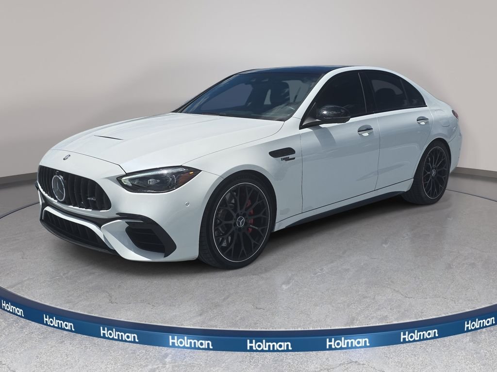 Used 2024 Moonlight White Mercedes-Benz C 63 S AMG® image 1