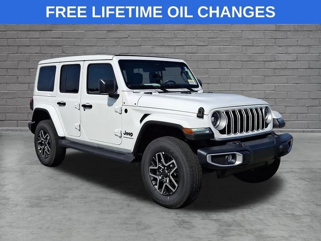 New 2027 Bright White Clearcoat Jeep Sahara image 1
