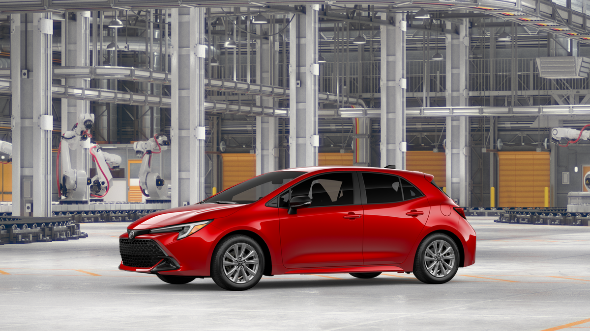 New 2027 Finish Line Red Toyota SE image 3
