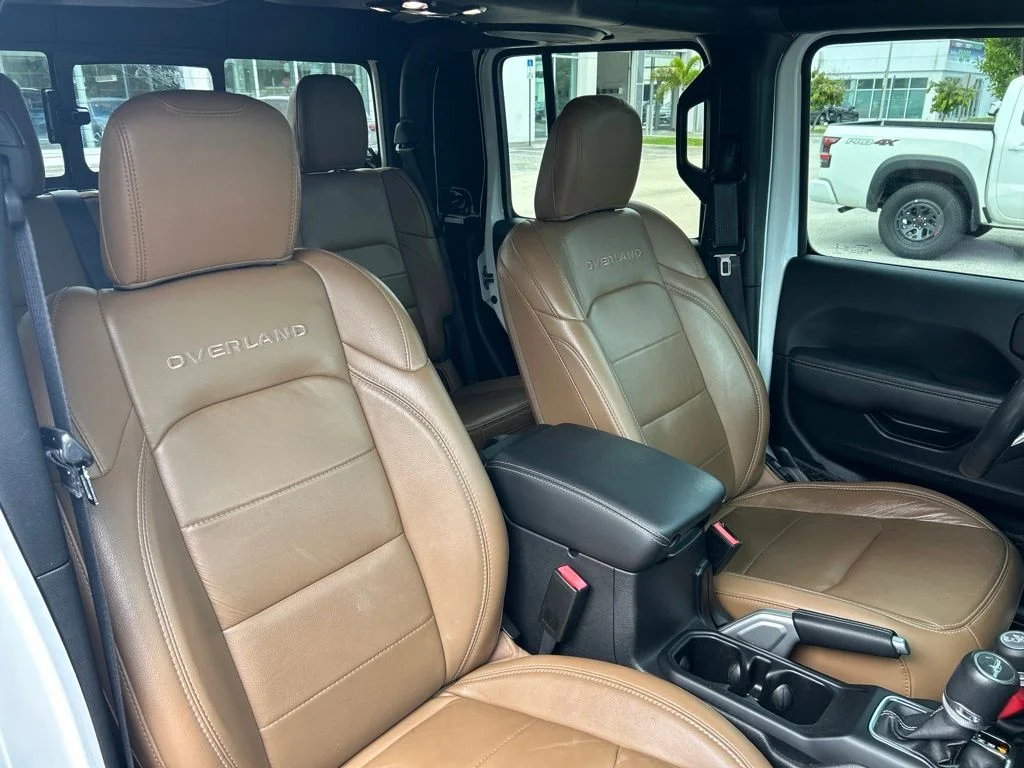 Used 2022 Bright White Clearcoat Jeep Overland image 41