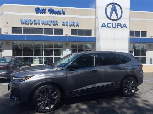 Used 2025 Liquid Carbon Metallic Acura SH-AWD A-SPEC image 1