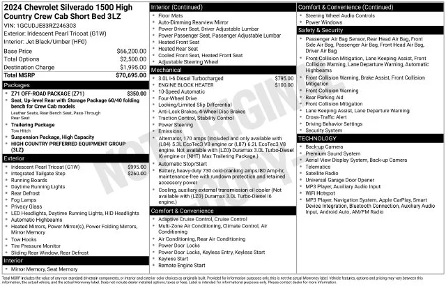 Used 2024 Beige Chevrolet High Country image 5