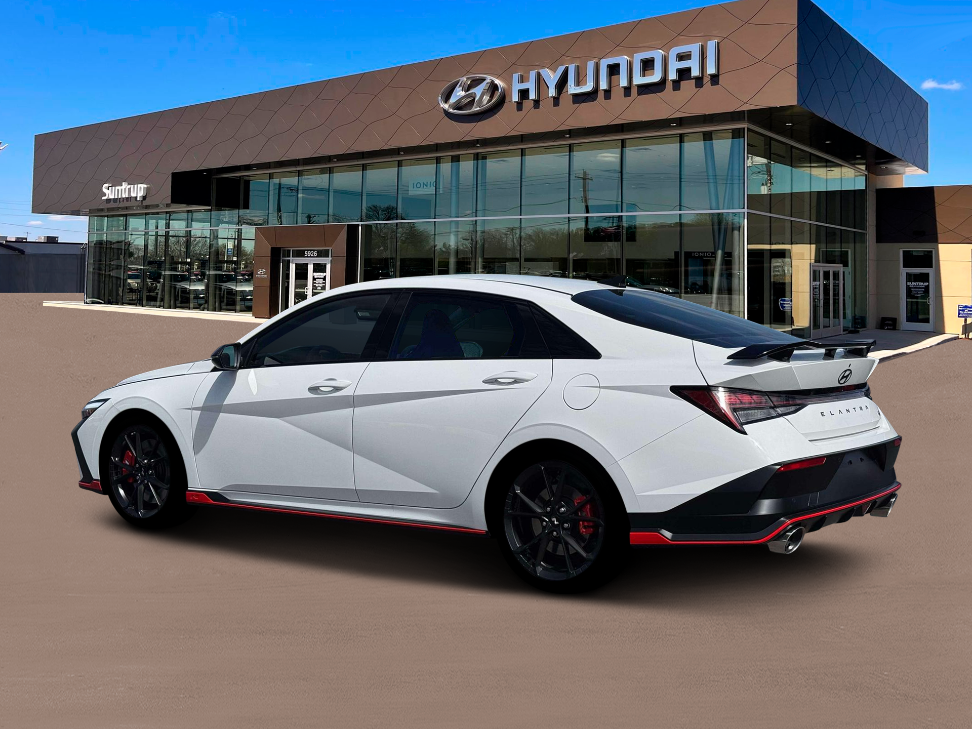 New 2026 Atlas White Hyundai Sedan image 4