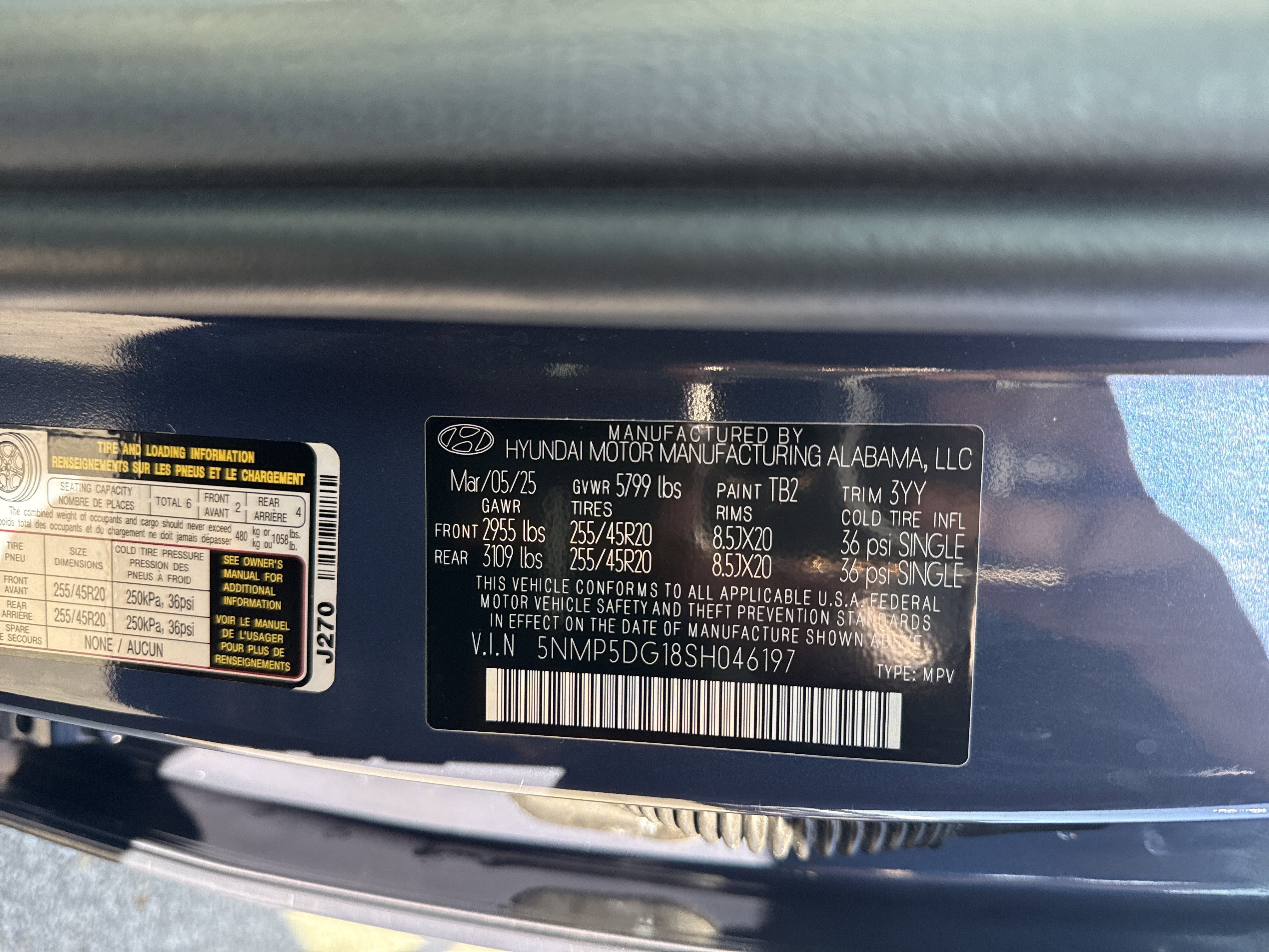 Used 2025 Atlantis Blue Hyundai Calligraphy image 34