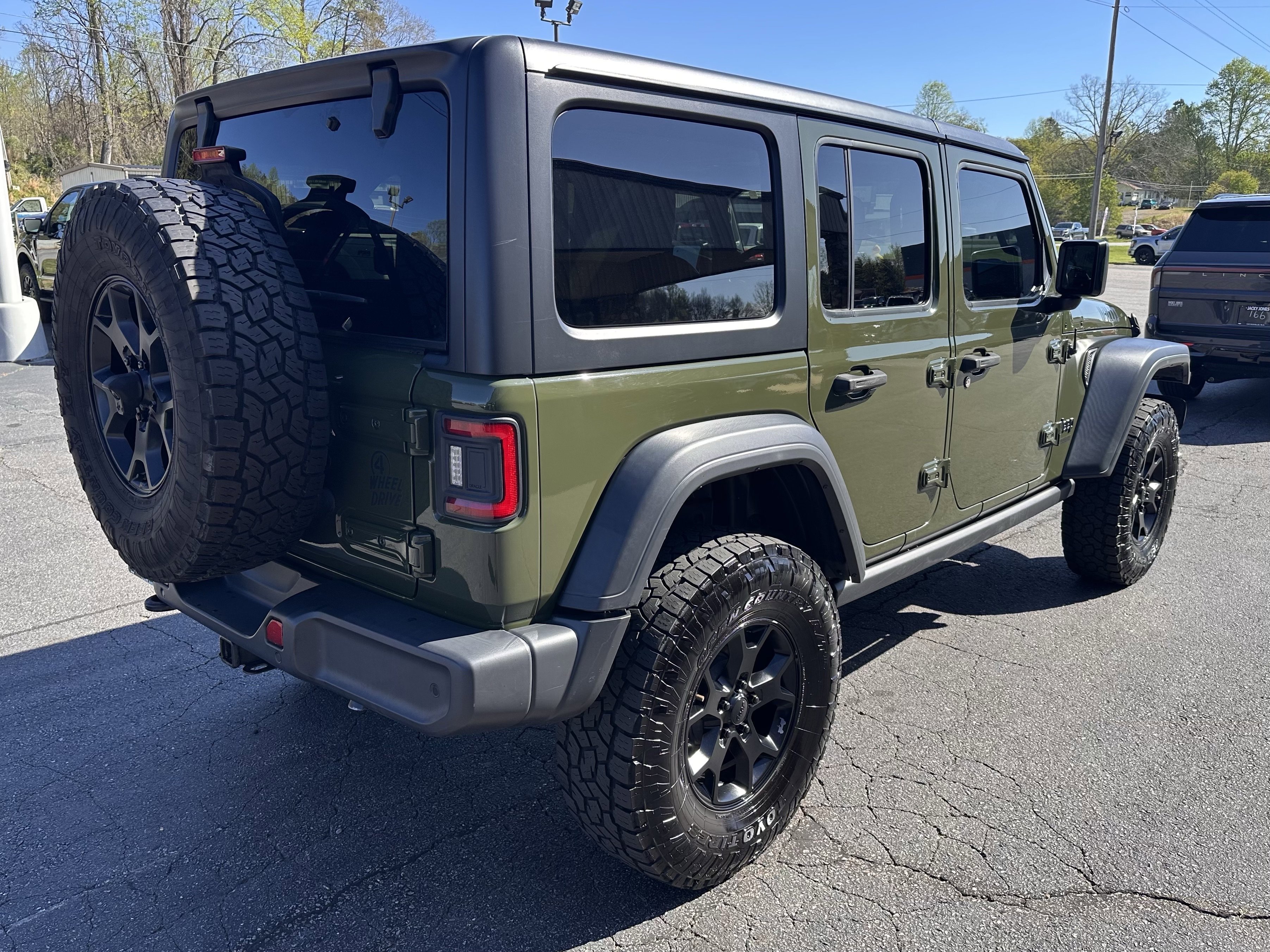 Used 2020 Sarge Green Jeep Willys image 6