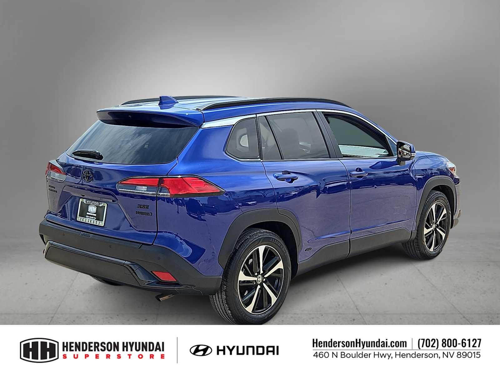 Used 2023 Blue Crush Metallic Toyota Hybrid XSE image 8